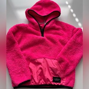 Calvin Klein Youth Medium 10/12 Fleece Lined Faux Fur Pullover Hoodie